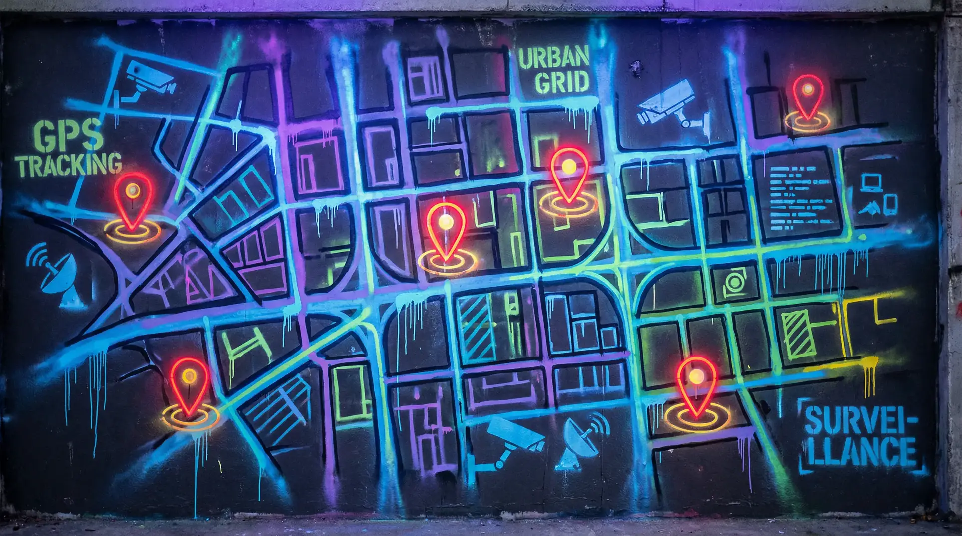 国色天香视频社区在线观看 狗仔追踪地图 - 城市涂鸦风格